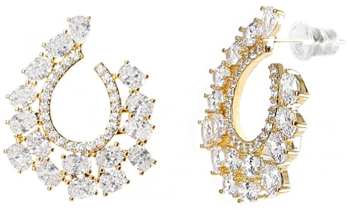 Cercei Olive Branch Square Gold [2]