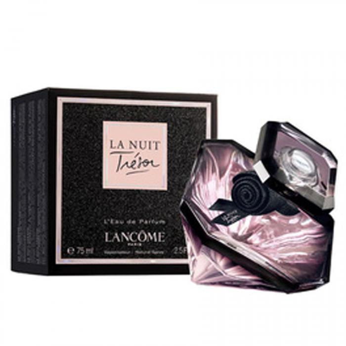 Cercei Radiant Orchid Pink Simulated Sapphire 925 Argint & Lancome Tresor la Nuit [2]