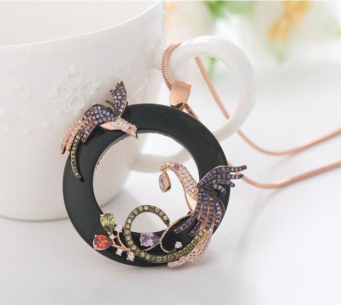 Colier Luxury Multicoloured Phoenix by Borealy [3]