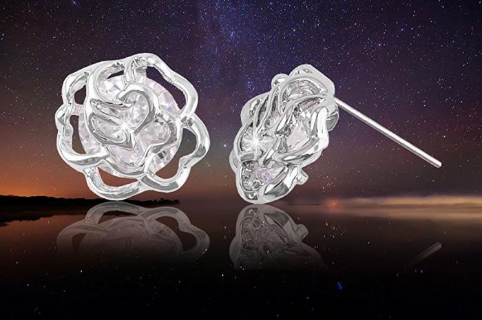 Cercei Roses Studs Borealy [5]