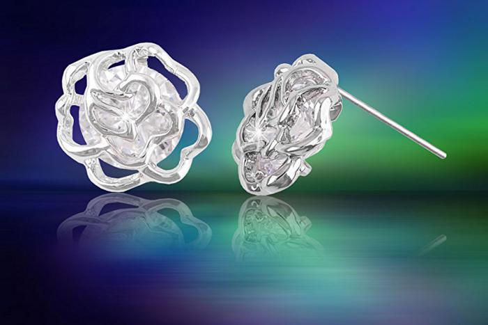 Cercei Roses Studs Borealy [2]