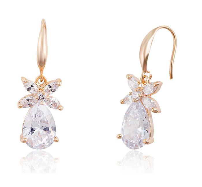 Cercei Borealy Gold Flower Drop Crystal [2]