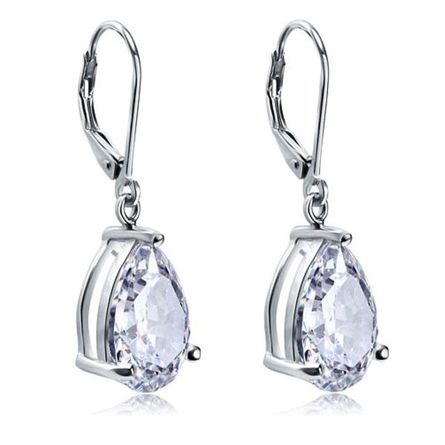 Cercei Borealy Argint 925 Simulated Diamonds Drop [3]