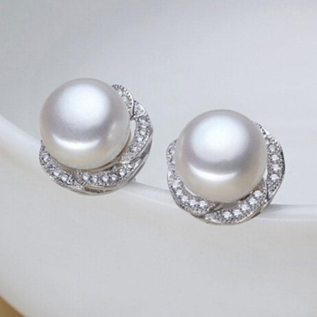 Cercei Borealy Argint 925 Perle Naturale Flower [5]