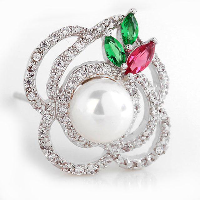 Cercei Borealy Perla Rose Flower [3]