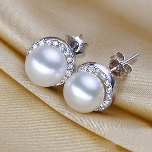 Cercei Borealy Argint 925 Perle Naturale 10 mm [2]