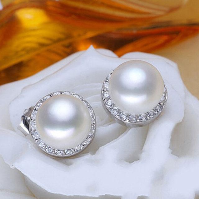 Cercei Borealy Argint 925 Perle Naturale 10 mm [4]