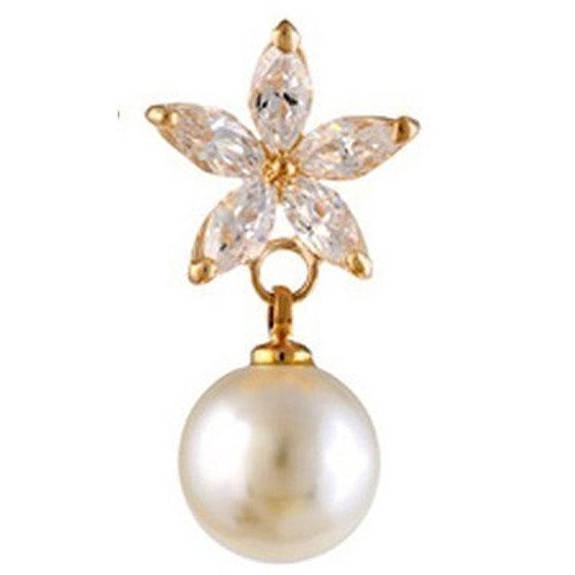 Cercei Borealy Perle Shell Flower [2]
