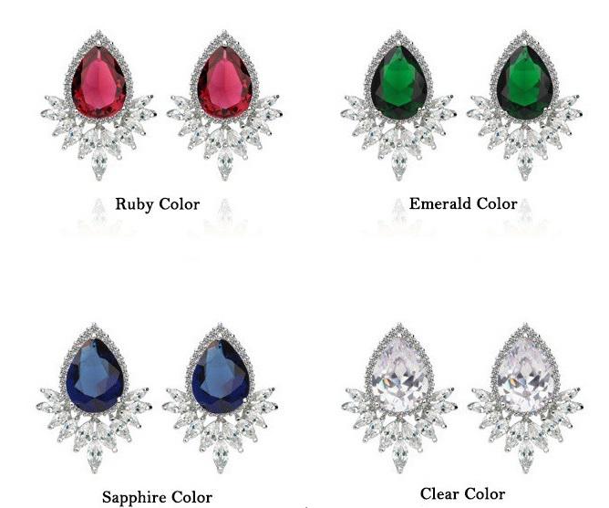 Cercei Borealy Smarald Diamond Grammy Pear Marquise [3]