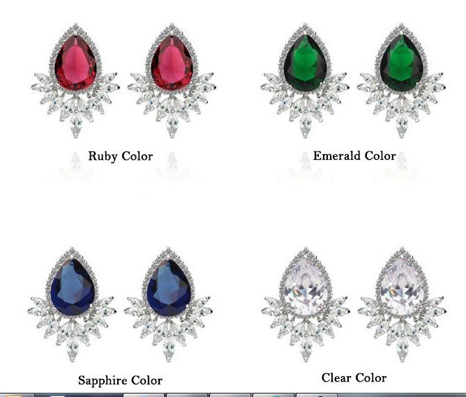 Cercei Borealy Diamond Grammy Pear Marquise [3]