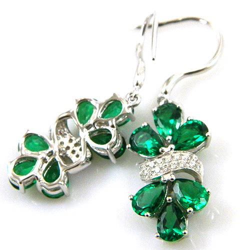 Cercei şi medalion Glamour Emerald by Borealy [3]