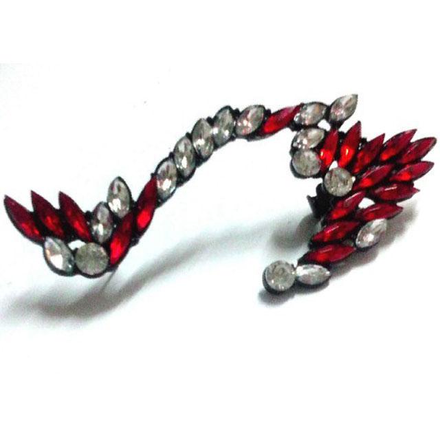 Cercel Borealy Ear Cuff Punk Couture Red [2]