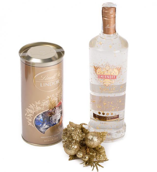 Smirnoff Vodka foite aur 23 kt Limited Collection + Decoratiune de Craciun din Ceramica [3]