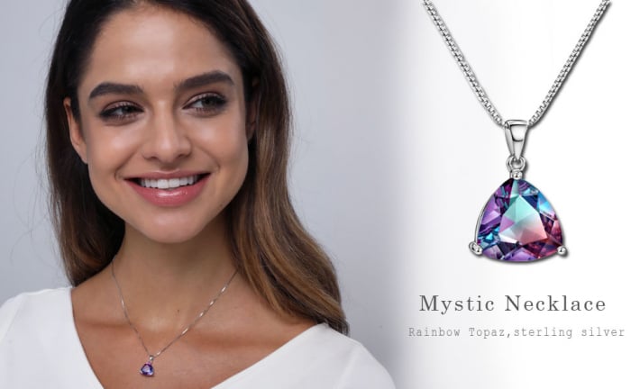 Colier Topaz 3.5 Carate Mistic Triangle [2]