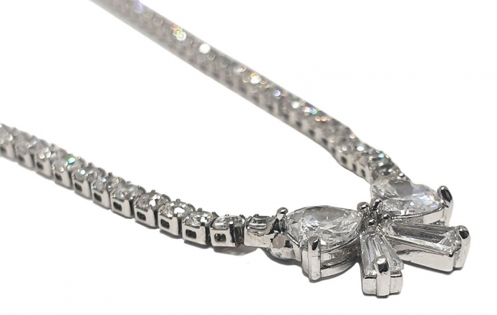 Colier Gold Bridal Fine Bow by Borealy [2]