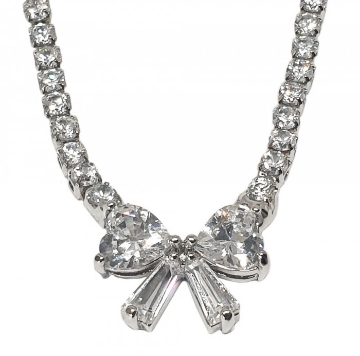 Colier Gold Bridal Fine Bow by Borealy [3]