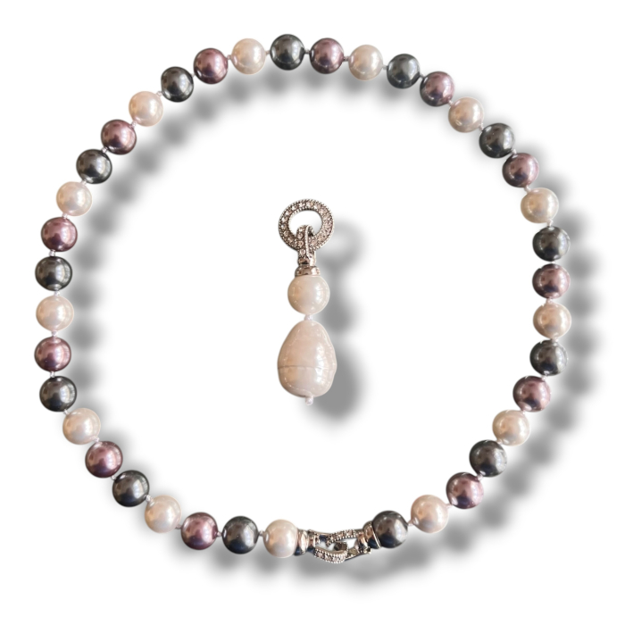 Colier Perle Glamour 2 în 1 Cadou Elegant pentru Femei [7]