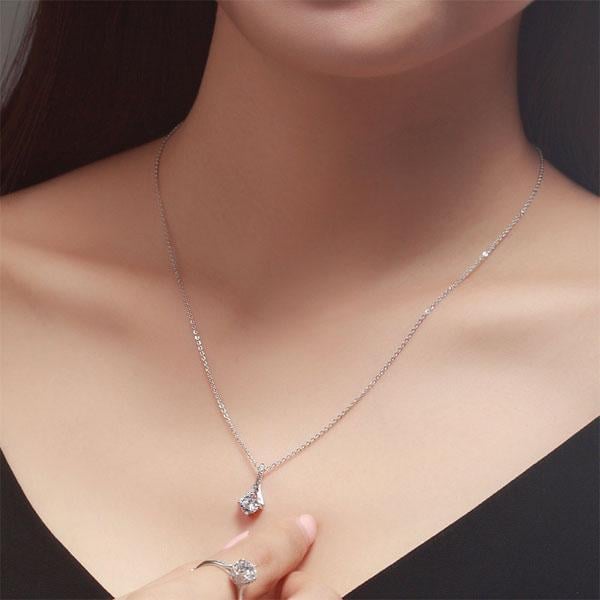 Colier Argint 925  White Dream Simulated Diamonds by Borealy [2]