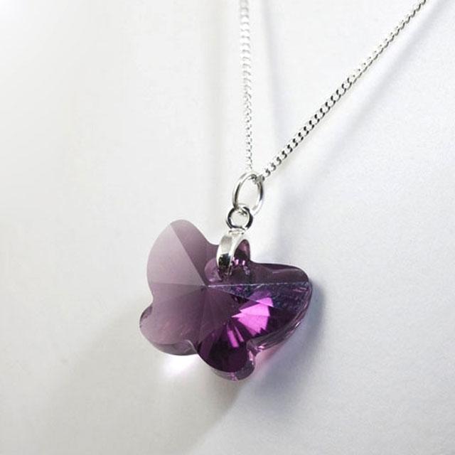 Colier Borealy Amethyst 18 mm Butterfly [2]