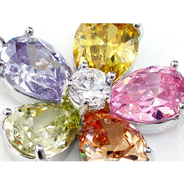 Colier Borealy Topaz Colour Flower [4]