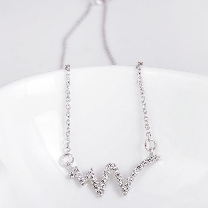 Colier Heartbeat Argint 925 by Borealy [2]