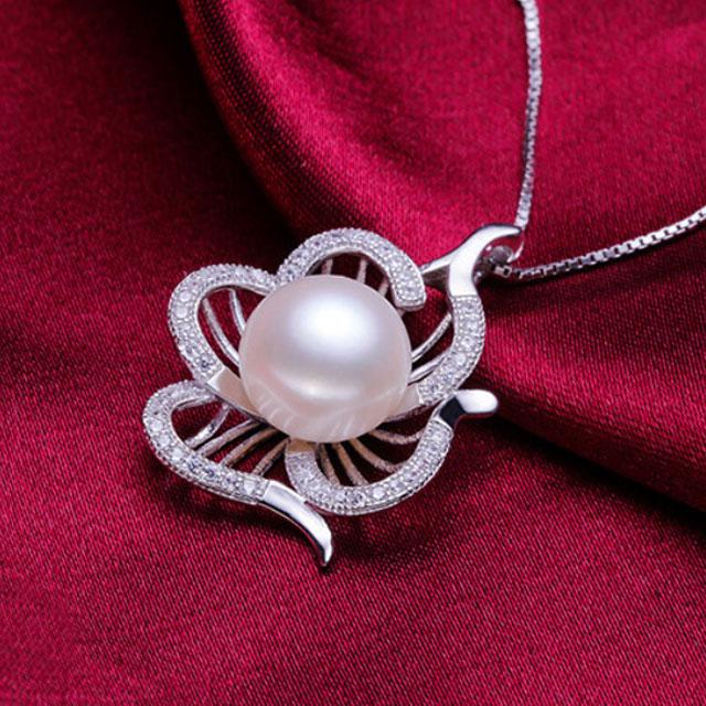 Colier Borealy Argint 925 Perle Flower [3]