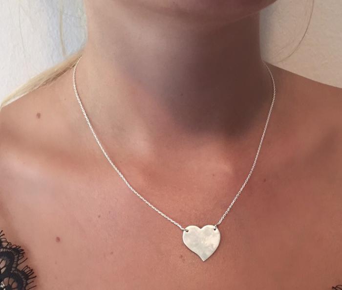 Colier Personalizat Borealy Argint 925 Graphic Heart [2]