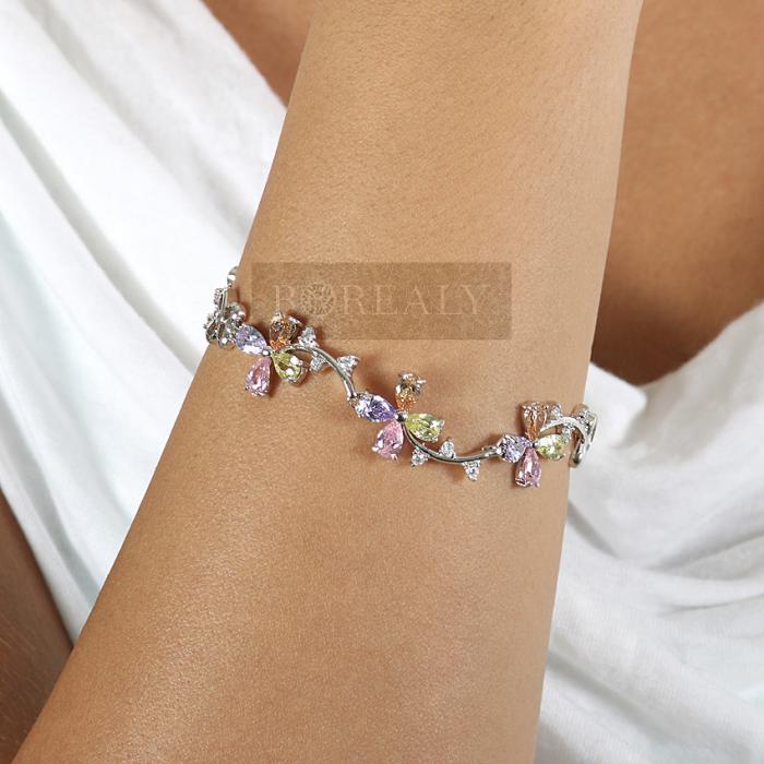 Brăţară Borealy Colours Butterfly Simulated Topaz [2]