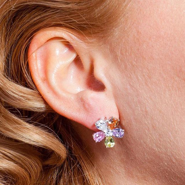 Cercei Borealy Sapphire Colours Fleur [4]