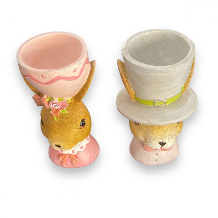 Decoratiuni Pasti 2 Suporturi pentru Oua Iepurasi [2]