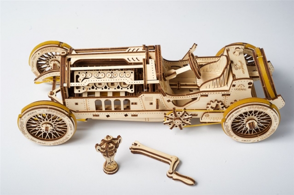 Masina Vintage Collection Grand Prix Puzzle 3D Mecanic [2]