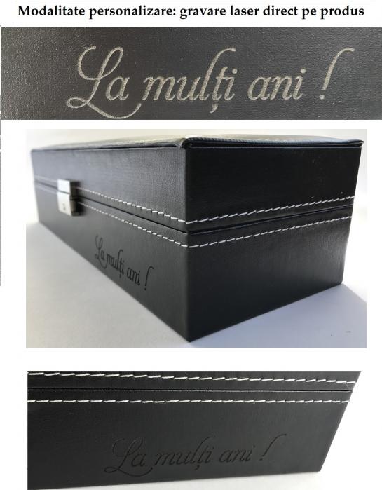 Set Cutie 15 Ceasuri Brown Redford by Friedrich si Note Pad Burgundy Hugo Boss - personalizabil [10]