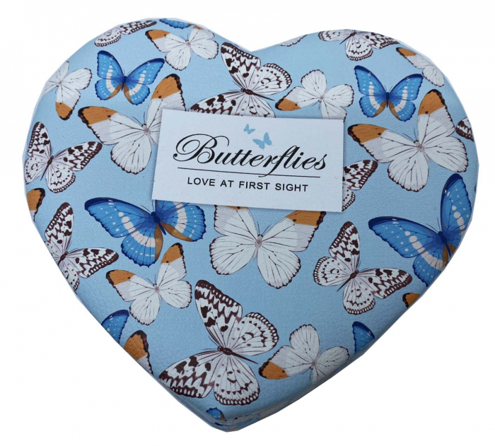 Cutie bijuterii inimioara Butterflies [3]