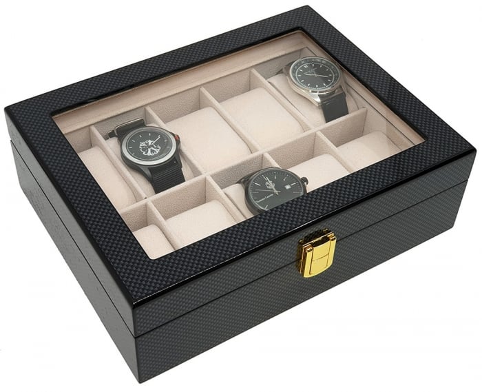 Cutie 10 ceasuri Black Carbon by Borealy [3]