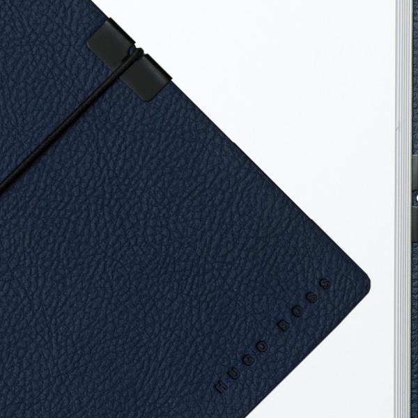 Cutie 10 ceasuri Bond Blue by Friedrich, made in Germany, si Note Pad Hugo Boss - personalizabil [6]