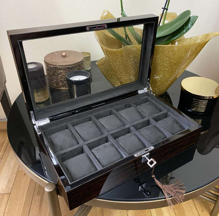 Cutie 10 ceasuri Luxury Brown Wood [6]