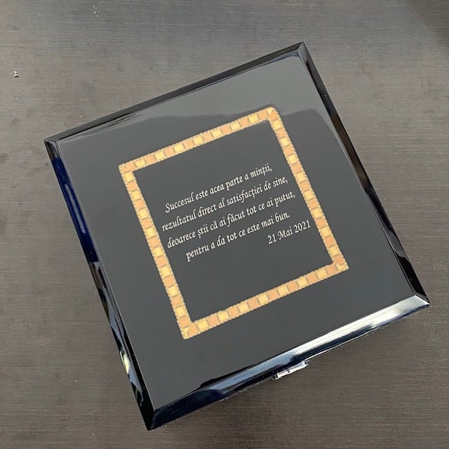 Cutie 6 ceasuri Luxury Wooden Black [3]