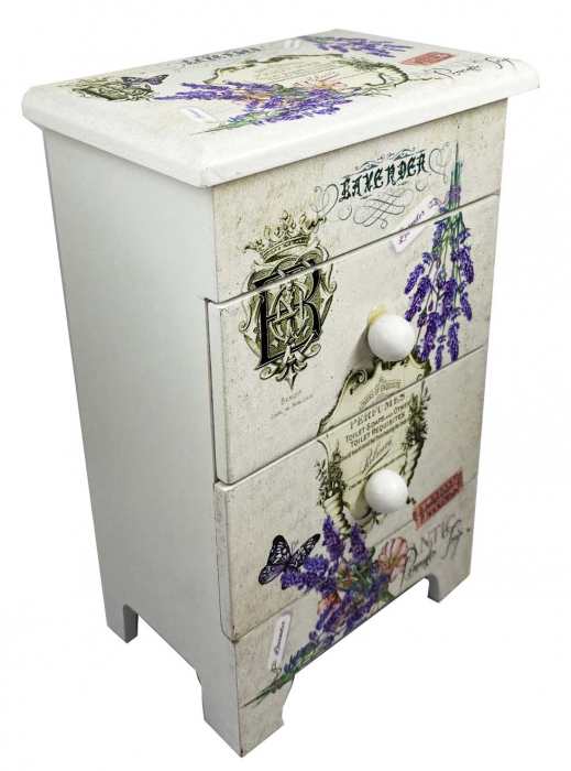 Cutie Bijuterii Lemn Lavender [5]