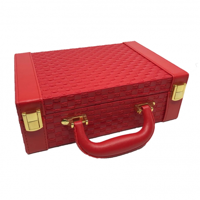 Cutie bijuterii voiaj Ready to Travel Dark Red by Borealy [3]