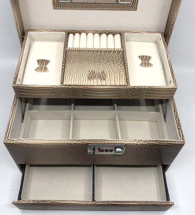 Cutie de bijuterii Secret Nude Croco by Borealy [4]