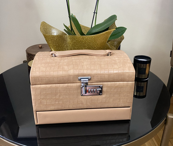 Cutie bijuterii Luxury Beige Croco by Borealy [4]