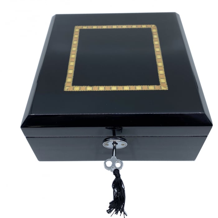 Cutie 6 ceasuri Luxury Wooden Black [5]