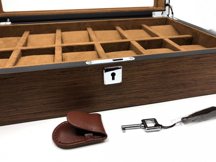 Cutie 12 ceasuri  Luxury Wood Brown [3]