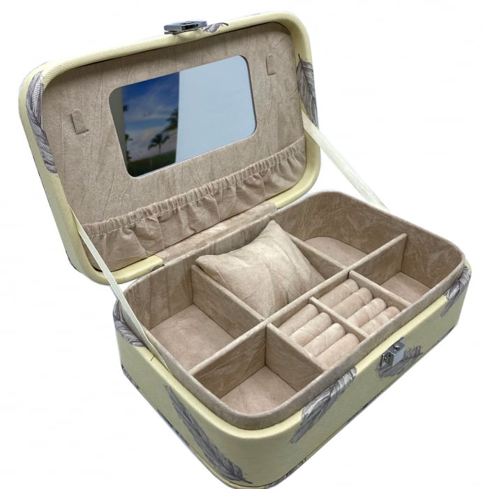 Cutie de bijuterii si ceasuri Beautiful Light Yellow [3]