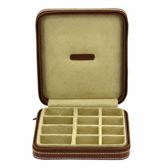Cutie de butoni de lux din piele naturală Cordoba Friedrich - Made in Germany [1]