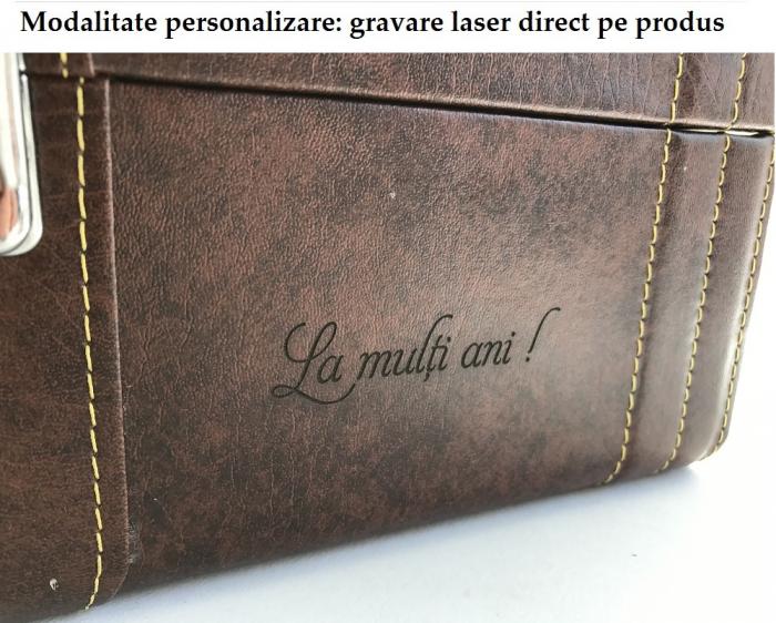 Cutie Vin Brown Treasure Chest cu 3 Accesorii (fara Sticla de Vin) TOP 10 Cadouri Barbati [5]