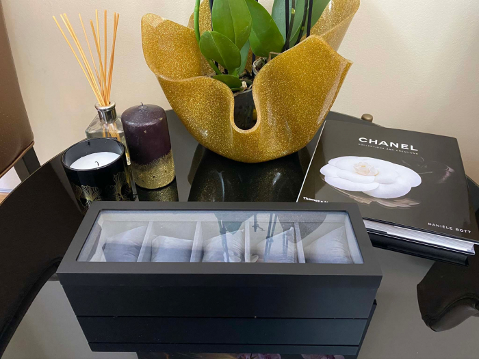 Cutie pentru 5 ceasuri Black Velvet [2]