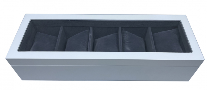 Cutie pentru 5 ceasuri White Velvet [2]