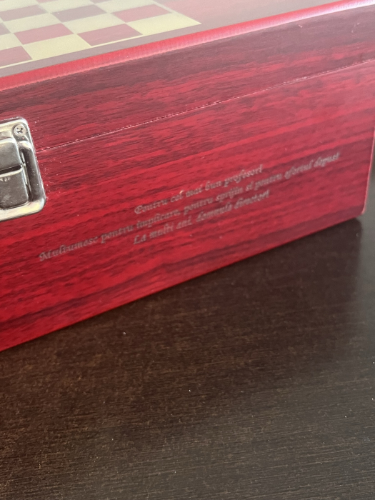 Cutie Vin cu Accesorii si Sah (fara sticla de vin) [10]