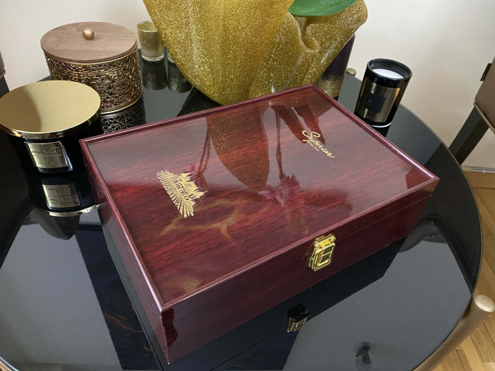 Cutie Vin Dubla din Lemn cu 3 Accesorii Superior Wine [4]